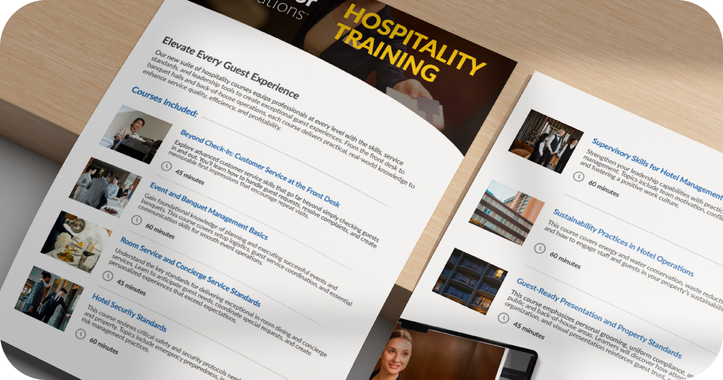 Hospitality Training