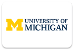 University of Michigan Logo Card