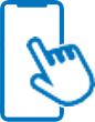 Mobile Device w Finger Icon